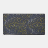 金ゴールド地形 デスクマット (正面)