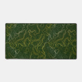 金ゴールド地形 デスクマット (正面)