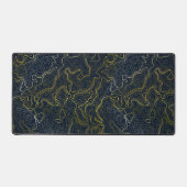 金ゴールド地形 デスクマット (正面)