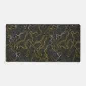 金ゴールド地形 デスクマット (正面)