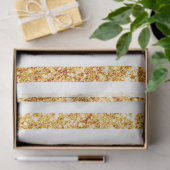 金ゴールド垂直グリッターボホストライプコレクション 薄葉紙 (ギフト)