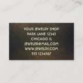 金ゴールド塵の宝石店の宝石屋3のダイヤモンド 名刺 (裏面)