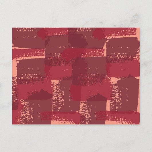 金ゴールド塵及び秋の絵画的な打撃の結婚 インビテーションポストカード (裏面)