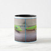 金ゴールド塵日のヤモリ マグカップ (中央)