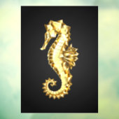金ゴールド多角形船馬 ウィンドウサイン (シート3)