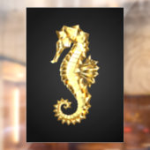 金ゴールド多角形船馬 ウィンドウサイン (シート2)