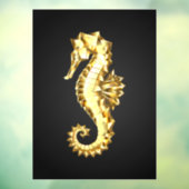 金ゴールド多角形船馬 ウィンドウサイン (シート3)