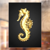 金ゴールド多角形船馬 ウィンドウサイン (シート2)