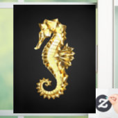 金ゴールド多角形船馬 ウィンドウサイン (ホーム)