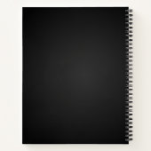 金ゴールド多角形船馬 ノートブック (裏面)