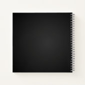 金ゴールド多角形船馬 ノートブック (裏面)