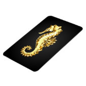 金ゴールド多角形船馬 マグネット (左側)