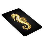 金ゴールド多角形船馬 マグネット (右側)