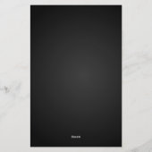 金ゴールド多角形船馬 便箋 (裏面)