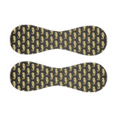 金ゴールド多角形船馬 野球ボール (パネル)