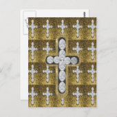 金ゴールド大切やダイヤモンド以上 ポストカード (正面/裏面)