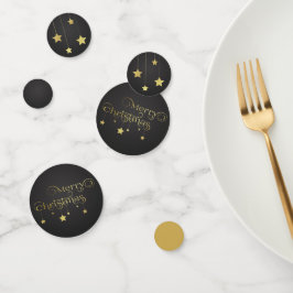 金ゴールド大切メリークリスマススター コンフェッティ