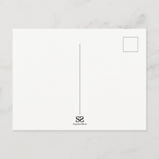 金ゴールド大切感謝祭パンプキ葉ン シーズンポストカード (裏面)