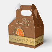 金ゴールド大切感謝祭パンプキ葉ン フェイバーボックス (裏面サイド)