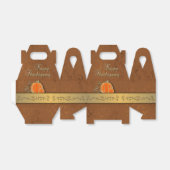 金ゴールド大切感謝祭パンプキ葉ン フェイバーボックス (折り畳みなし)