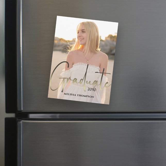 金ゴールド大学院スクリプト黒写真シンプル磁気 (クリエイターアップロード済み)