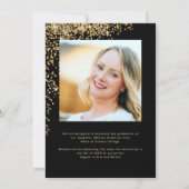 金ゴールド大学院フォトブルー海軍バルーン 案内状 (裏面)