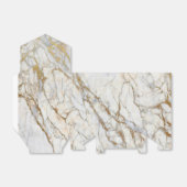 金ゴールド大理石のお願い箱 フェイバーボックス (折り畳みなし)