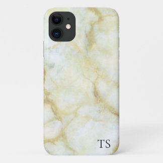金ゴールド大理石カスタム製iPhoneケース iPhone 11 ケース