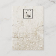 金ゴールド大理石グリッターネックレスバンドのロゴ表示