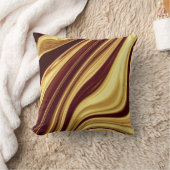 金ゴールド大理石パターン クッション (ブランケット)