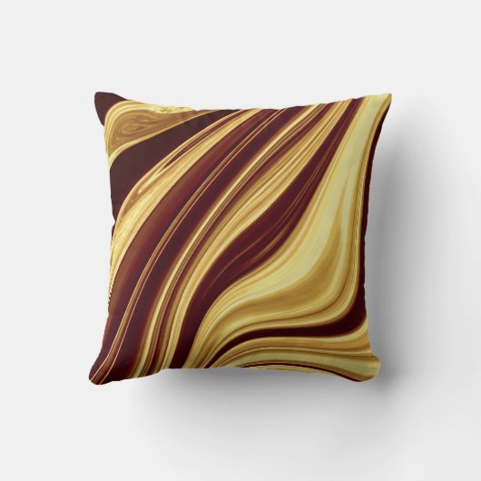金ゴールド大理石パターン クッション (裏面)