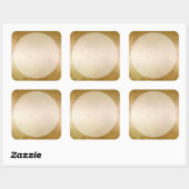 金ゴールド大理石ラベルシール大四角 スクエアシール (シート)