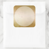 金ゴールド大理石ラベルシール大四角 スクエアシール (バッグ)