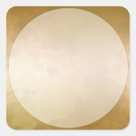 金ゴールド大理石ラベルステッカー（小） スクエアシール