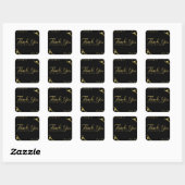 金ゴールド大理石ルックサンスティッカー スクエアシール (シート)