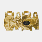 金ゴールド大理石瑪瑙21歳の誕生日 フェイバーボックス (折り畳みなし)