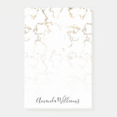 金ゴールド大理石 ポストイット (正面)