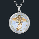金ゴールド天使 シルバープレートネックレス<br><div class="desc">ArtMuvzイラストレーションによるゴールデンエンジェルネックレス、Tシャツ、エンジェルギフト。美しい金ゴールドエンジェルTシャツ、クリスチャン・エンジェルの誕生日とクリスマスプレゼント、トートバッグ、マグカップ、帽子。天使の贈り物は誰かをあなたに見せるのに思慮深く意味のある気に方法だ。あなたは友人、家族や愛する人のための贈り物を探しているかどうかは、それらに最適な天使の贈り物がある。天使の贈り物は宗教的または世俗的であることができ、すべての予算のために見つけることができる。天使の贈り物は、私たちみんな愛され気にて、常に希望があることを思い出させる。あなたの人生の天使の恋人が感謝し、感謝する何かであることを確かめ楽しむなさい。やっぱり数え考える!</div>