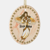 金ゴールド天使 セラミックオーナメント (右)