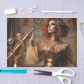 金ゴールド天文学者スティームパンクビクトリアンデクページ 薄葉紙 (クラフト)