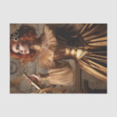 金ゴールド天文学者スティームパンクビクトリアンデクページ 薄葉紙 (正面)