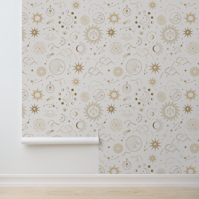 金ゴールド天日月星 壁紙 (アプリケーション)