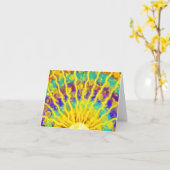 金ゴールド天虹の星モダンキリスト教美術 カード (黄色い花)