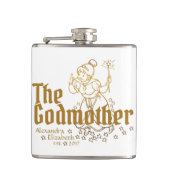 金ゴールド妖精がゴッドマザーをカスタマイズ フラスク (正面)