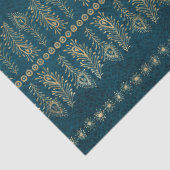 金ゴールド孔雀の花オンティール(緑がかった色)デクページ 薄葉紙 (詳細)