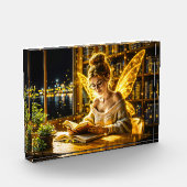 金ゴールド学者妖精の黄金の翼コージーライブラリー フォトブロック (左)