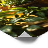 金ゴールド学者妖精の黄金の翼コージーライブラリー ポスター (角)