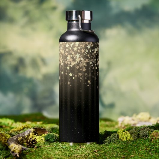 金ゴールド宇宙レインボースター ウォーターボトル (アウトドア)