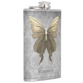 金ゴールド宝石飾りバタフライフラスコ フラスク (右)