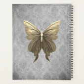 金ゴールド宝飾の蝶 プランナー手帳 (裏面)